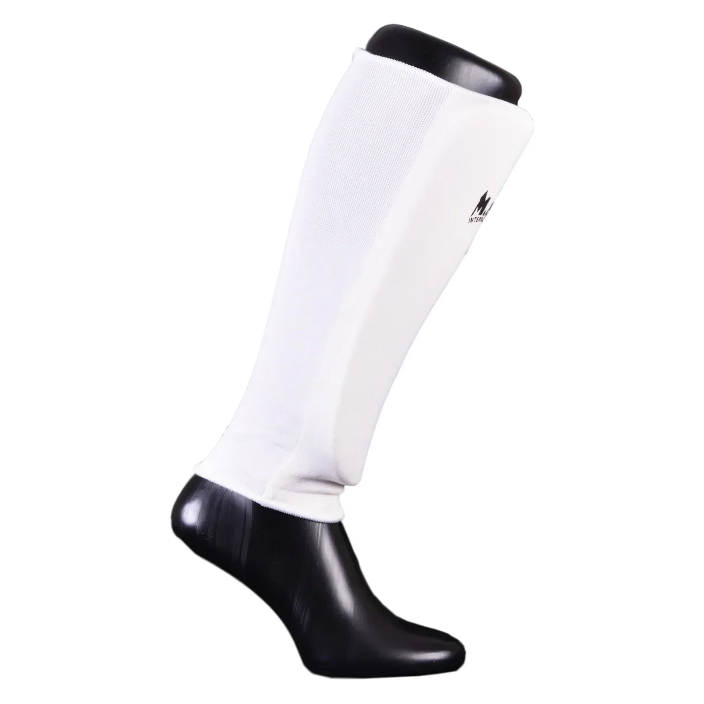 MAR-170A | White Elasticated Fabric Shin Guard For Shin Protection - Small Accessories