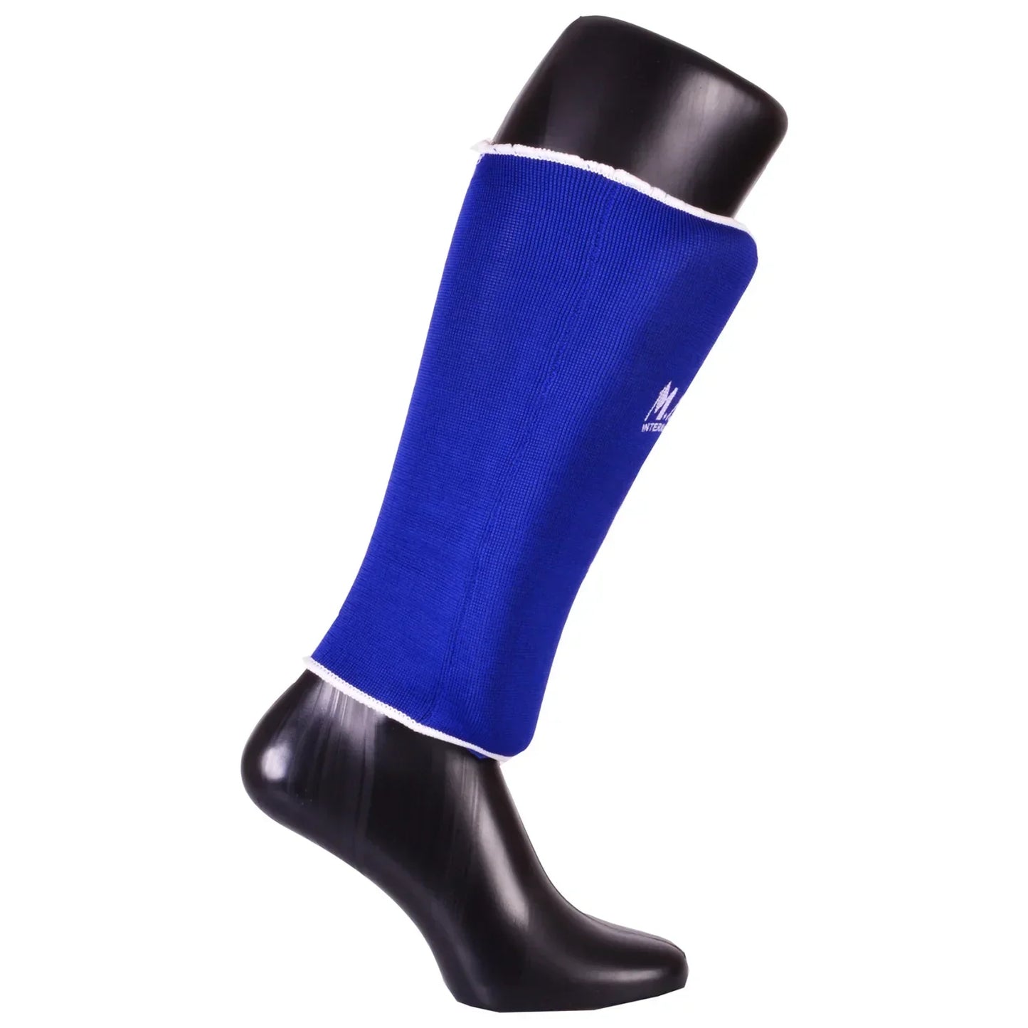 MAR-170D | Blue Elasticated Fabric Shin Guard For Shin Protection - Small Accessories