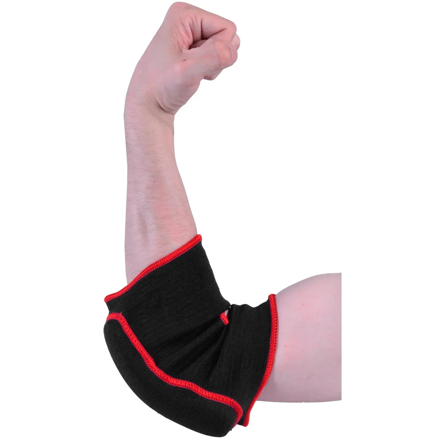 MAR-173B | Black Elasticated Fabric Elbow Pads - Small Accessories