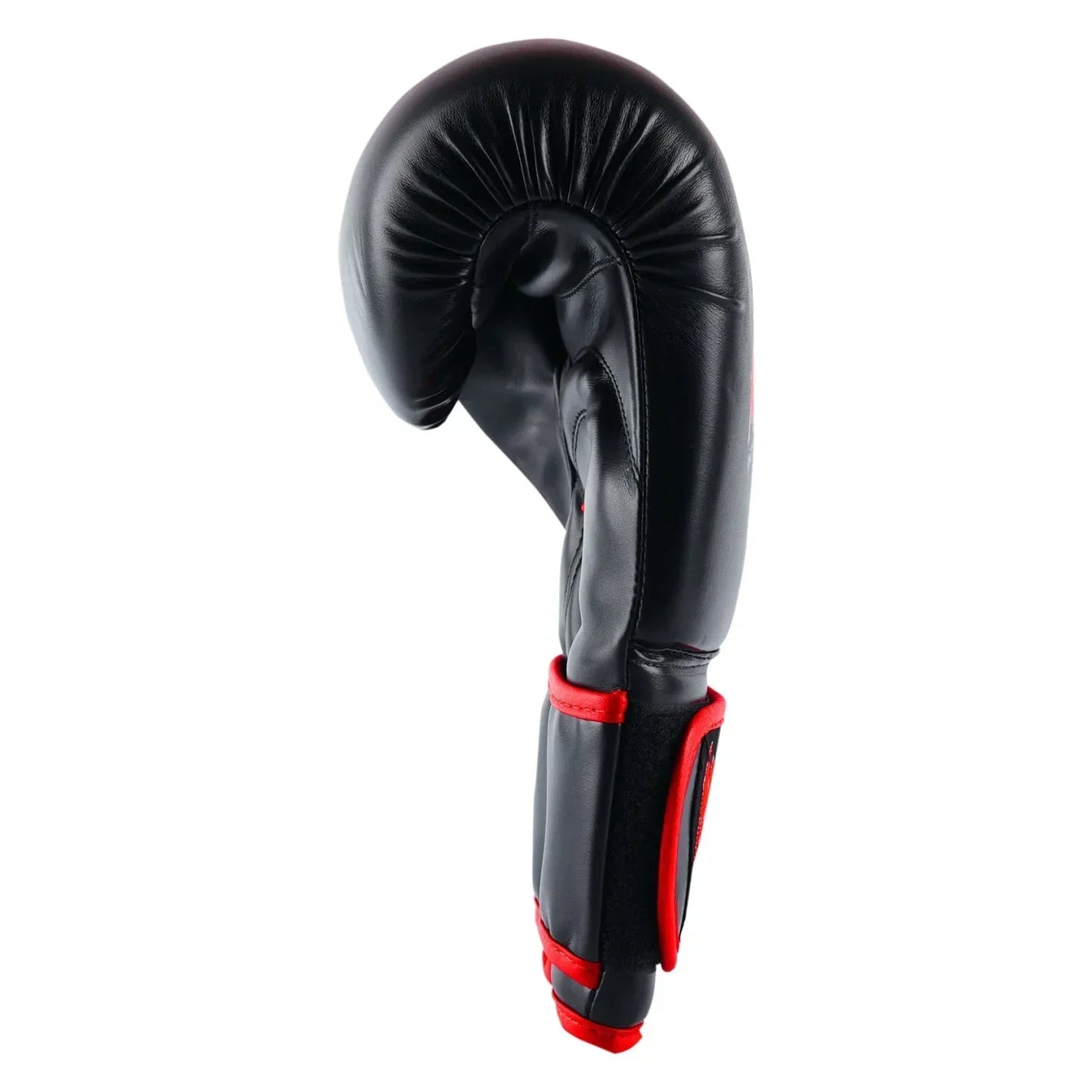 MAR-178 | Black Kids Kickboxing & Boxing Gloves w/ Red Stripes for Kids - Gloves