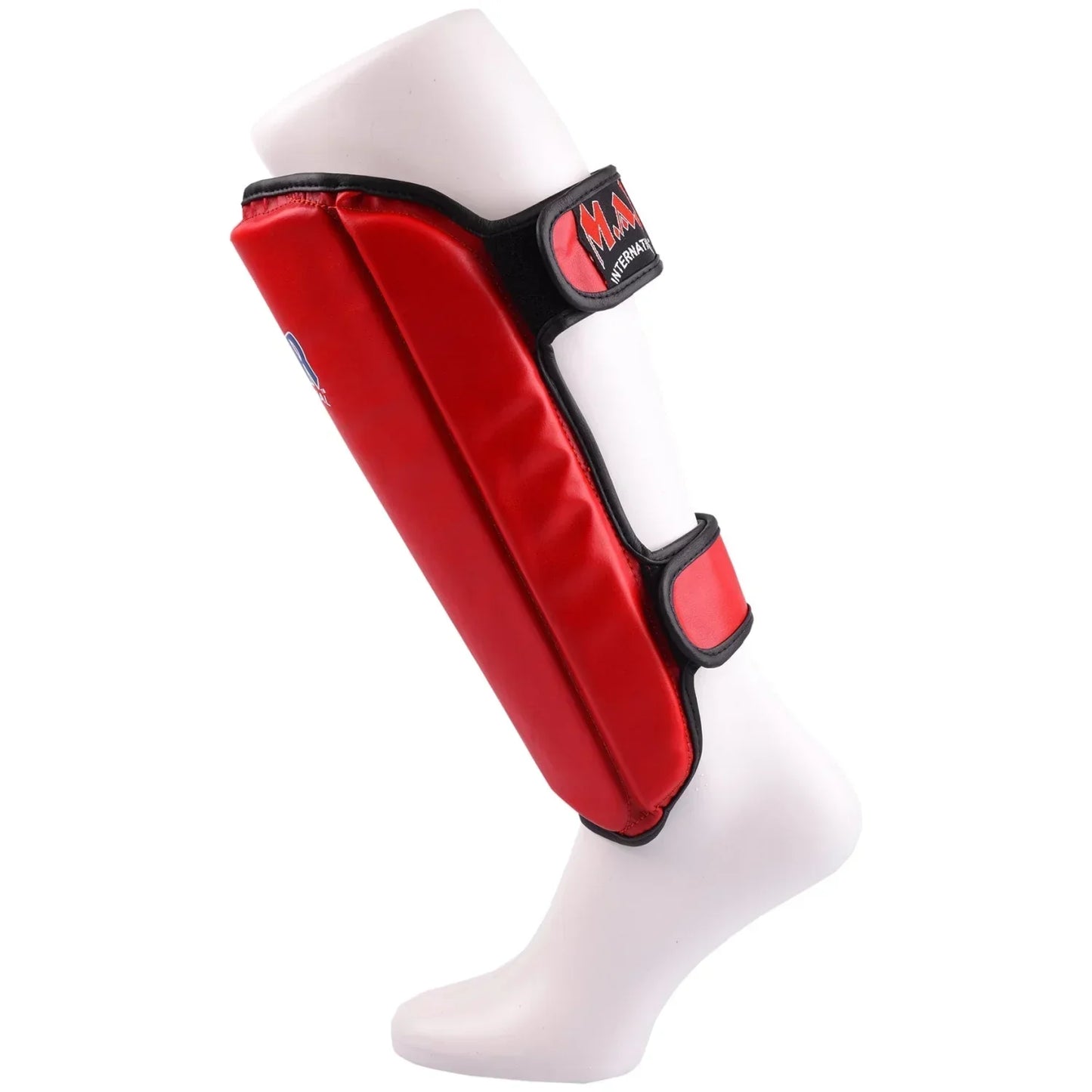 MAR-190A | Red Shin Guards w/ Foam Padding - Shin Guards