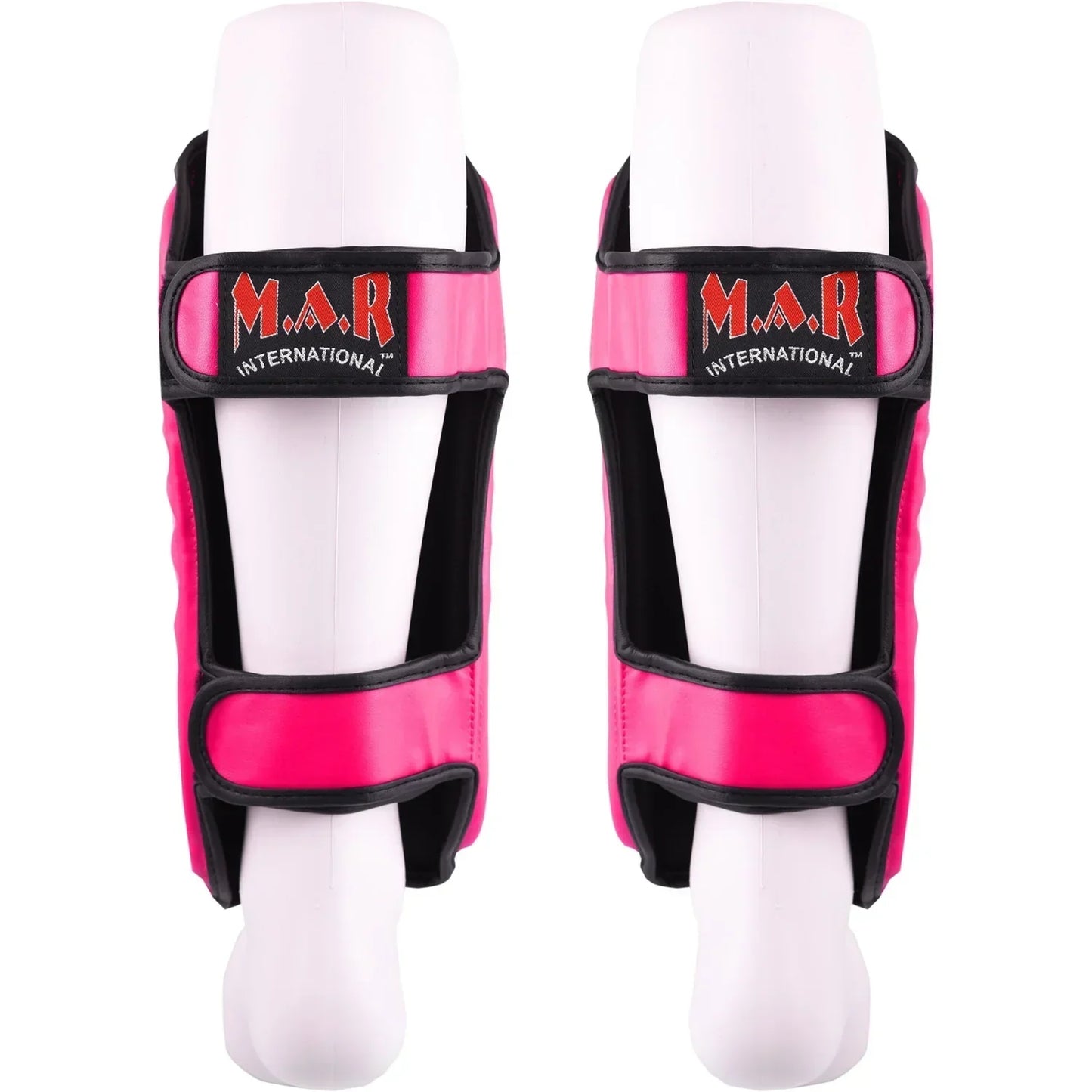 MAR-190C | Pink Shin Guards w/ Foam Padding - Shin Guards