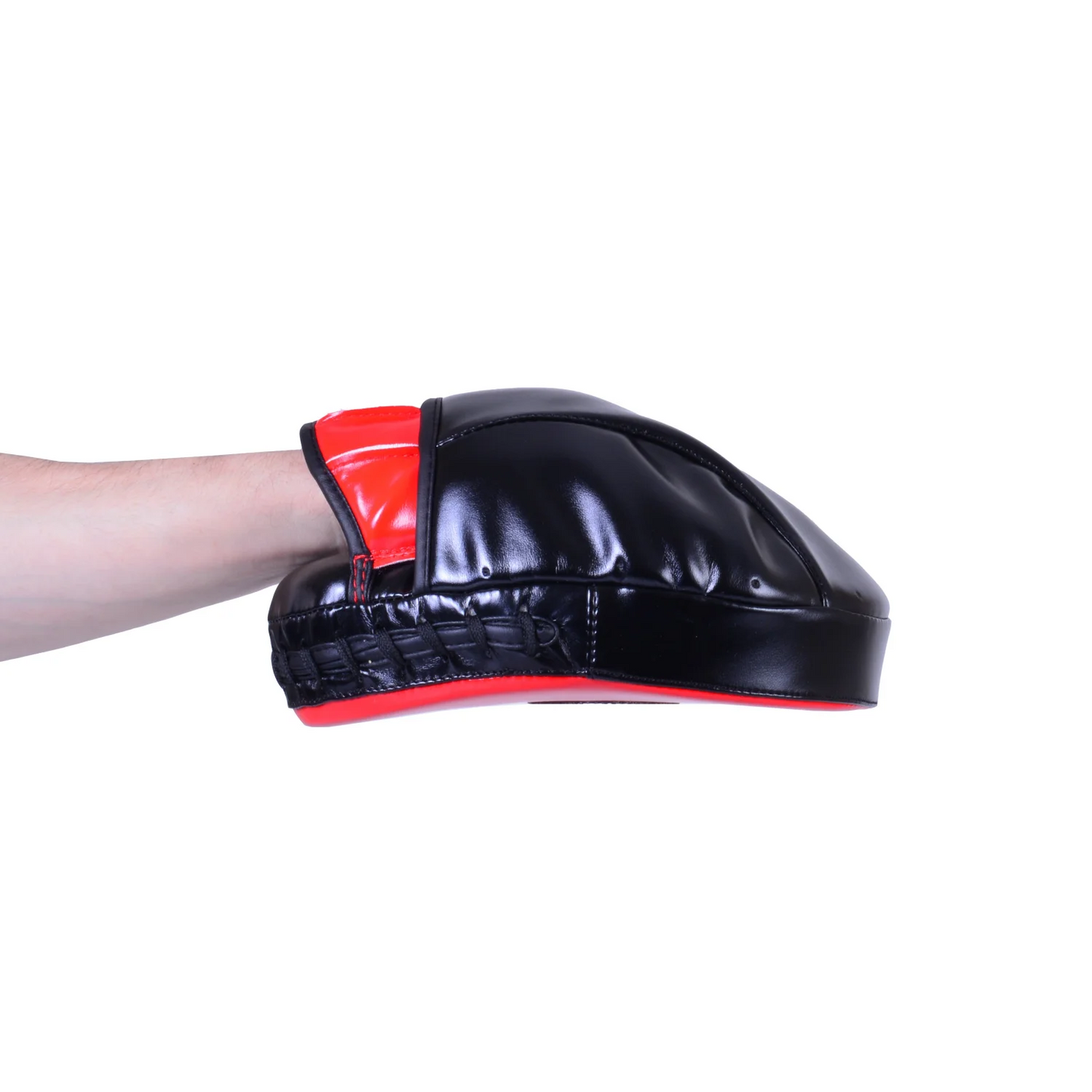 MAR-195L | Red Curved Focus Mitts - Focus Mitts