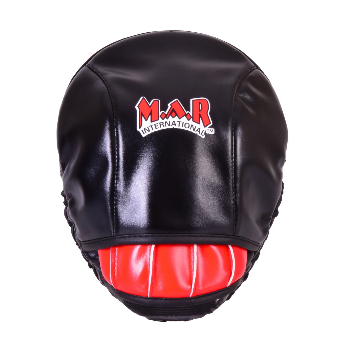 MAR-195L | Red Curved Focus Mitts - Focus Mitts