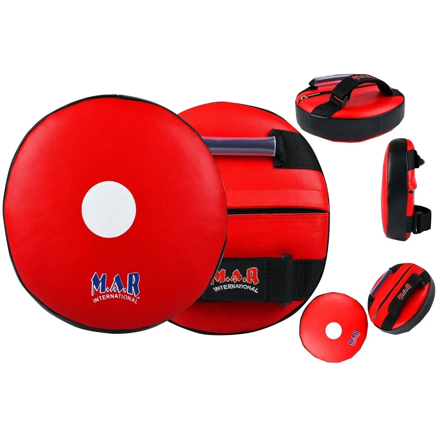 MAR-201 | Red + Black Kids Focus Mitts - Focus Mitts