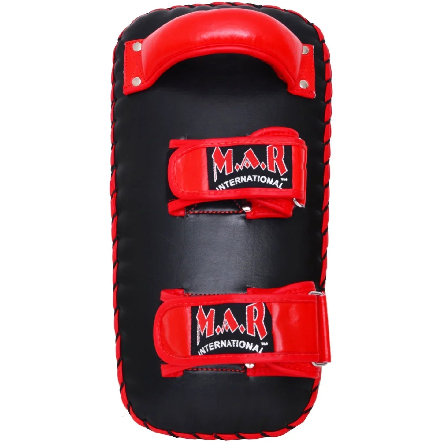 MAR-202A | Black + Red Genuine Leather Striking Pad - Pads