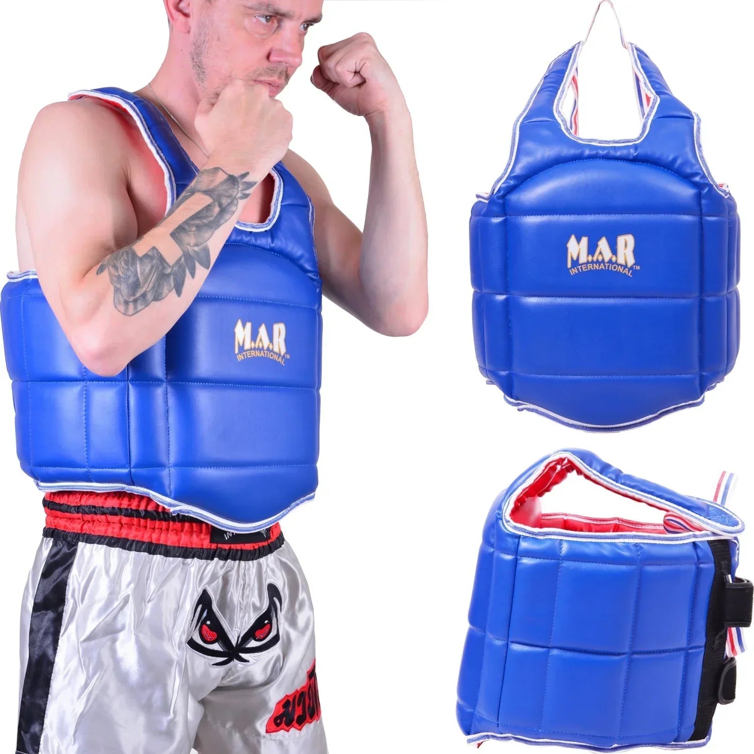 Boksbody Protector - Ademende Borst- En Buikbeschermer Voor Training En Sparring