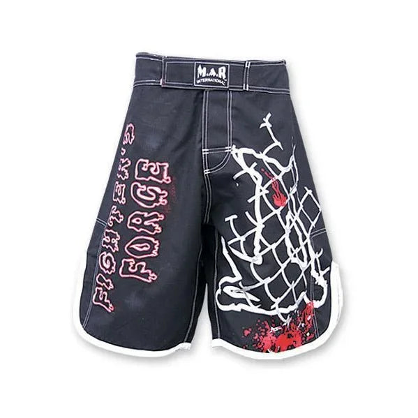 MAR-245C | MMA Heavy Duty "FIGHTER'S FORGE" Designer Shorts - quality-martial-arts