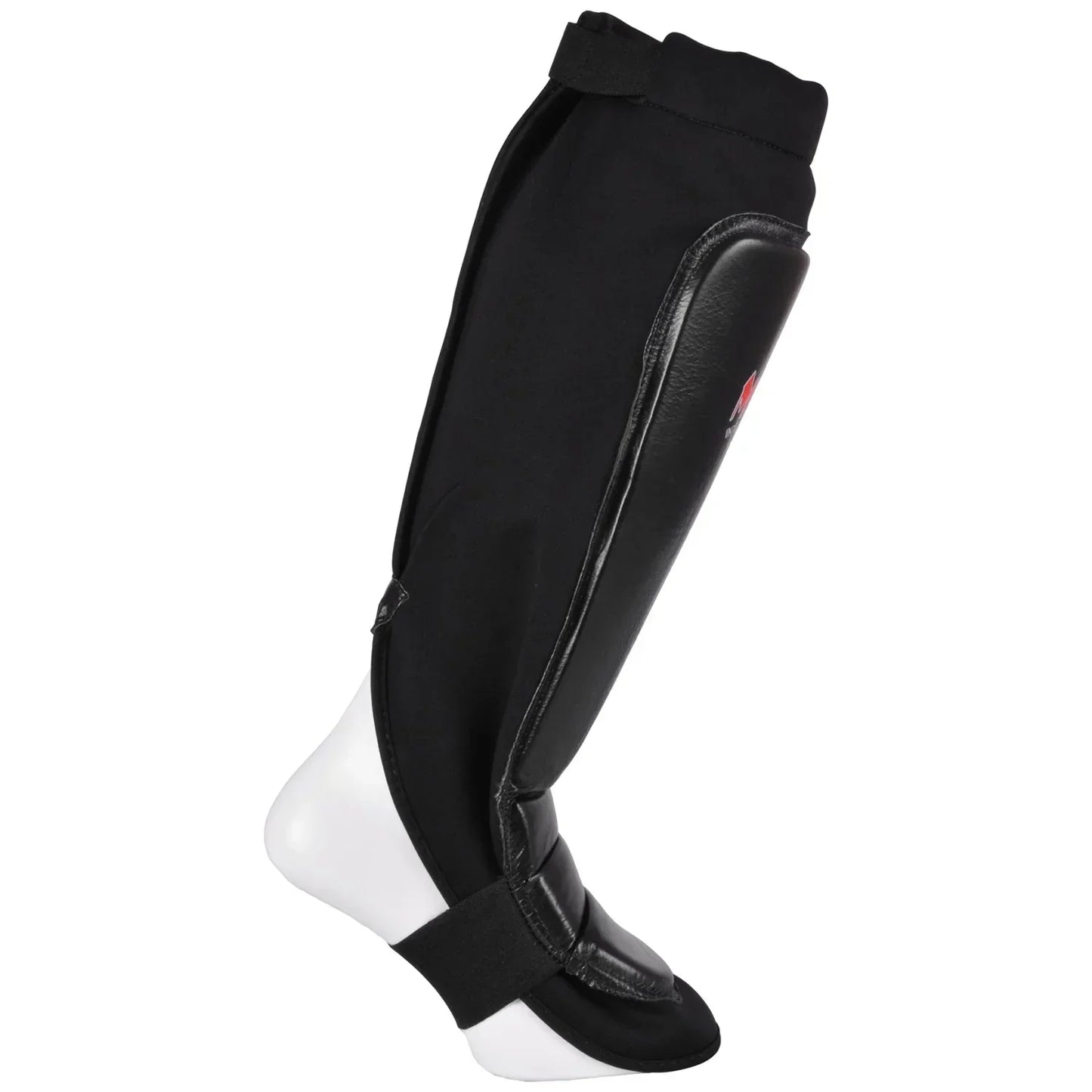 MAR-246B | Genuine Leather MMA Shin + Instep Leg Guards - Pads