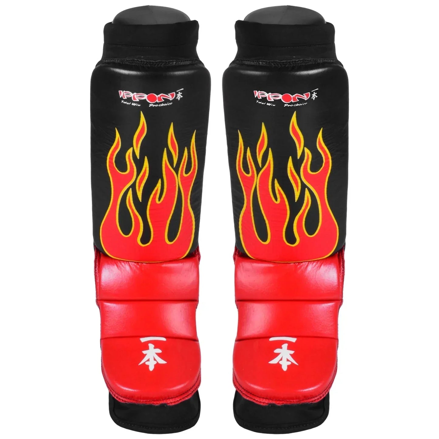 MAR-246D | Genuine Leather MMA Shin + Instep Leg Guards - Pads
