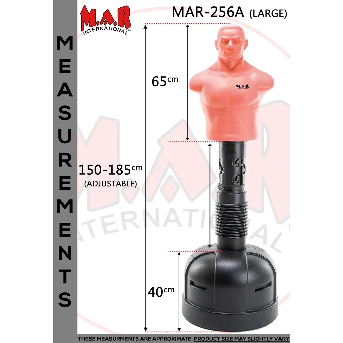 MAR-256A | Human-Like Freestanding Punching Dummy (LARGE) - Freestanding Bag (2BL)