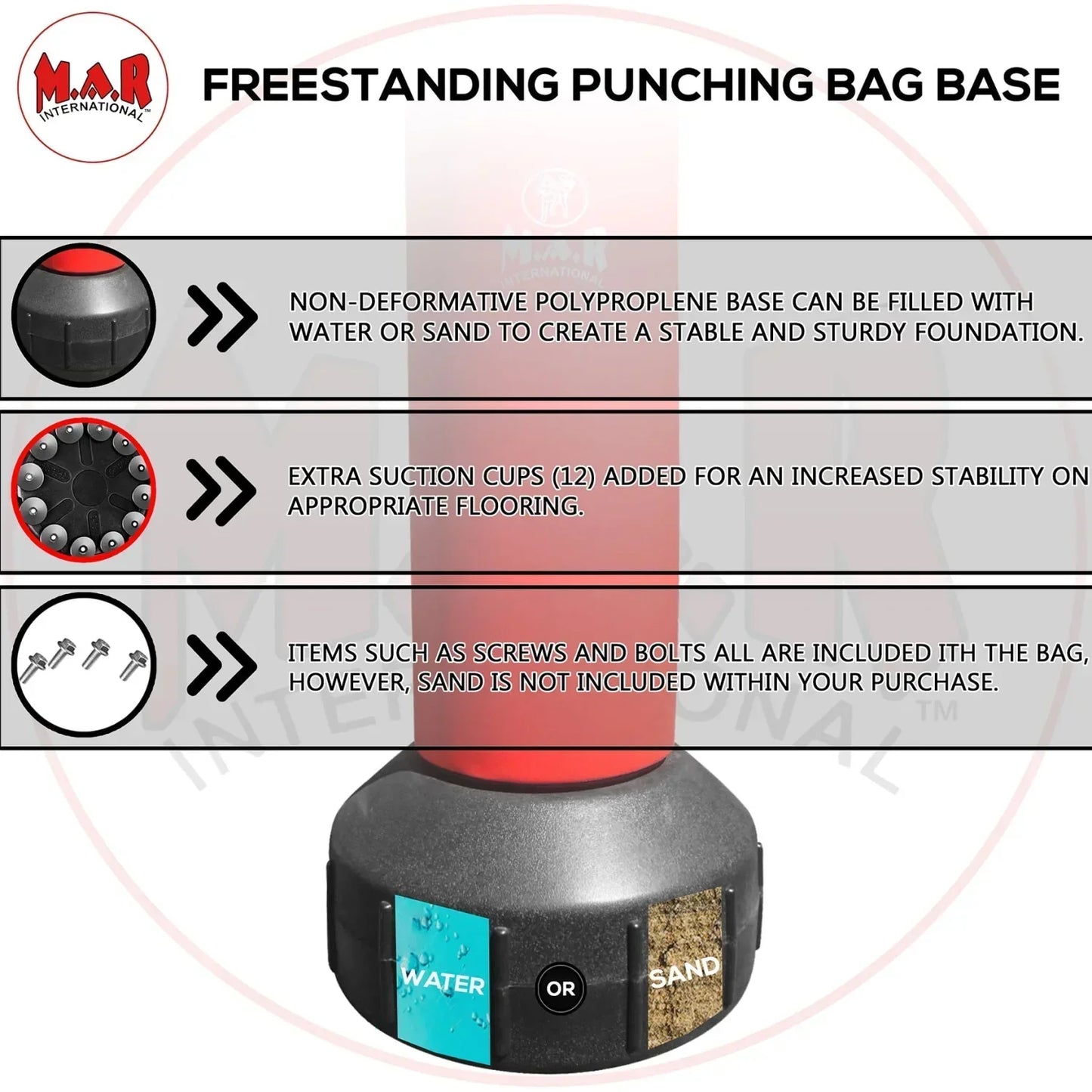 MAR-261C | Children’s Free Standing Punching Bag - Original - Freestanding Bag (2B)