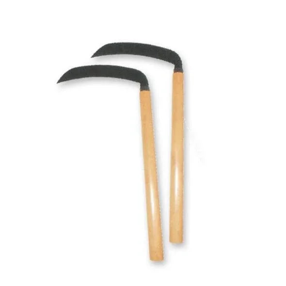 MAR-269Z | Metal Kama With Wood Handle (Pairs) - quality-martial-arts