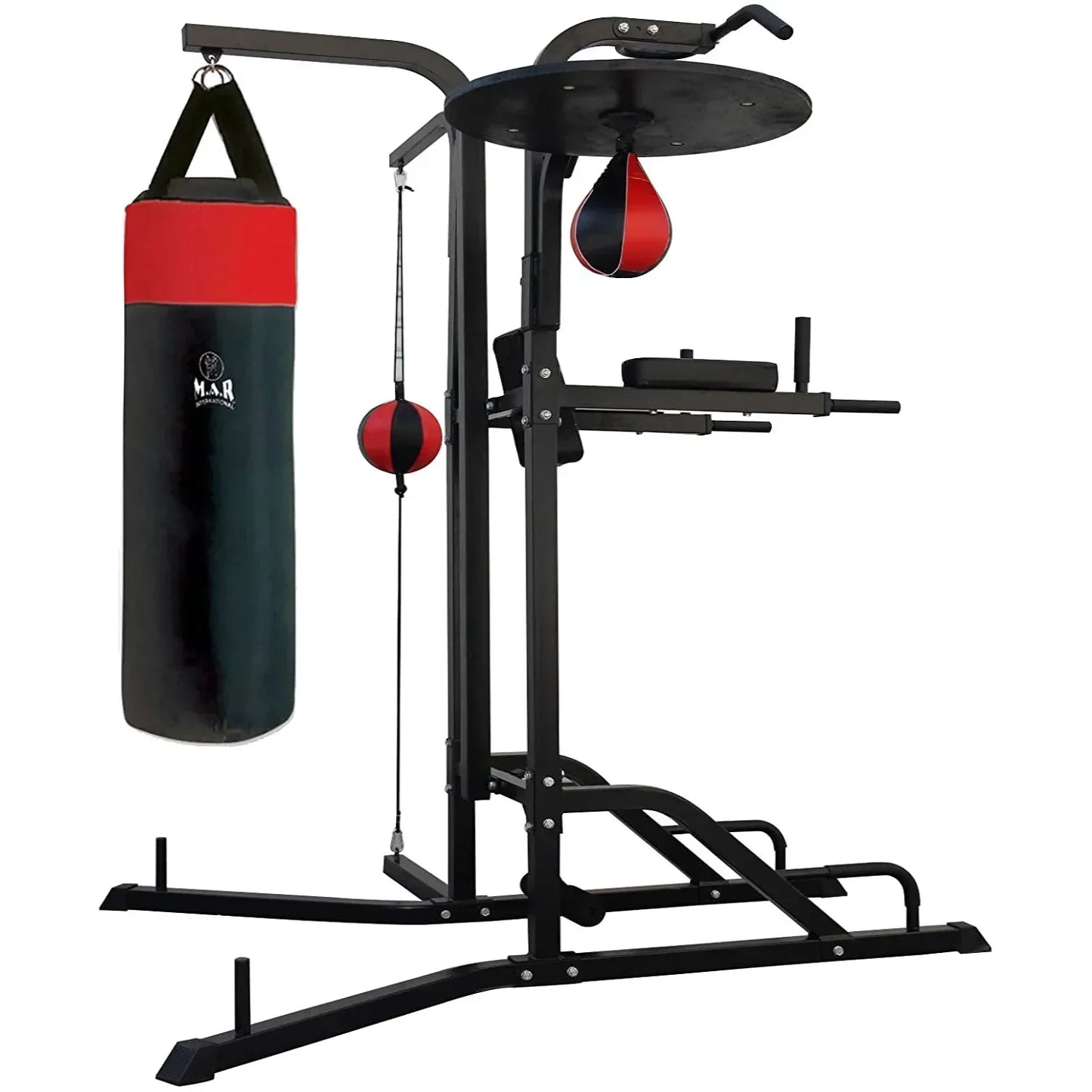 MAR-287B | Four Station Boxing Gym - Freestanding Bag (2BL)
