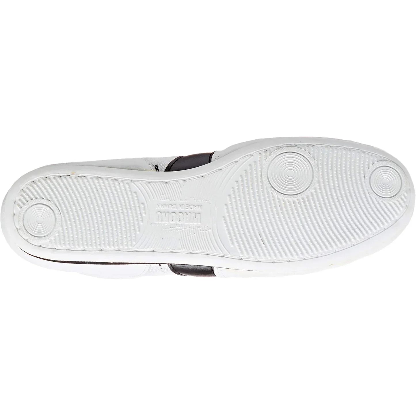 MAR-295A | White Wrestling Shoes w/ Black Outlines - Shoes