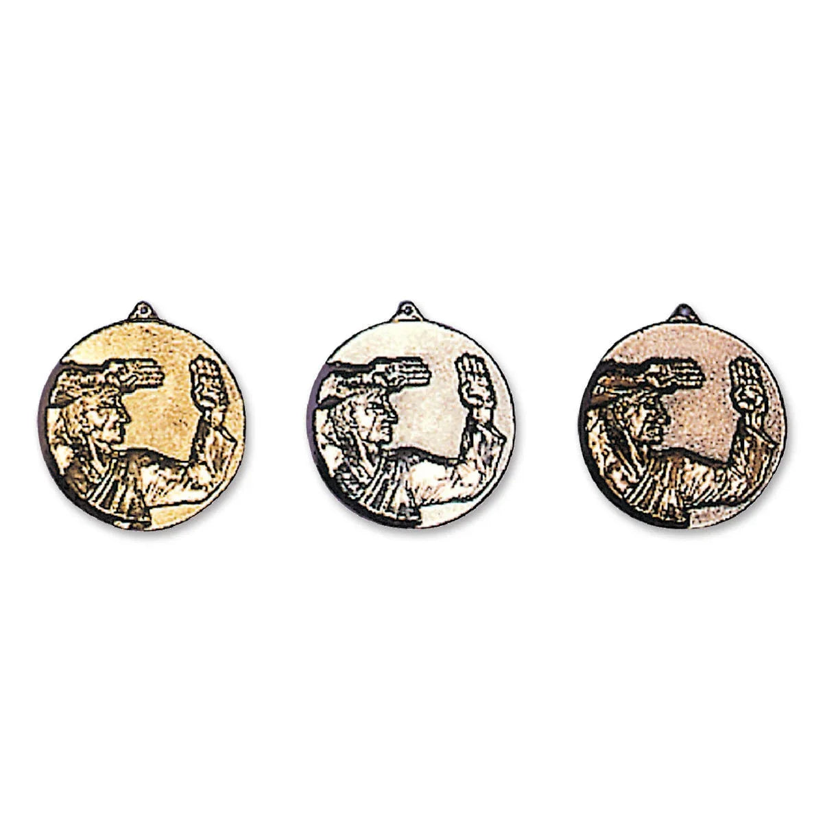 MAR-338B | Silver Karate Olympic Sized Medal - Small Accessories