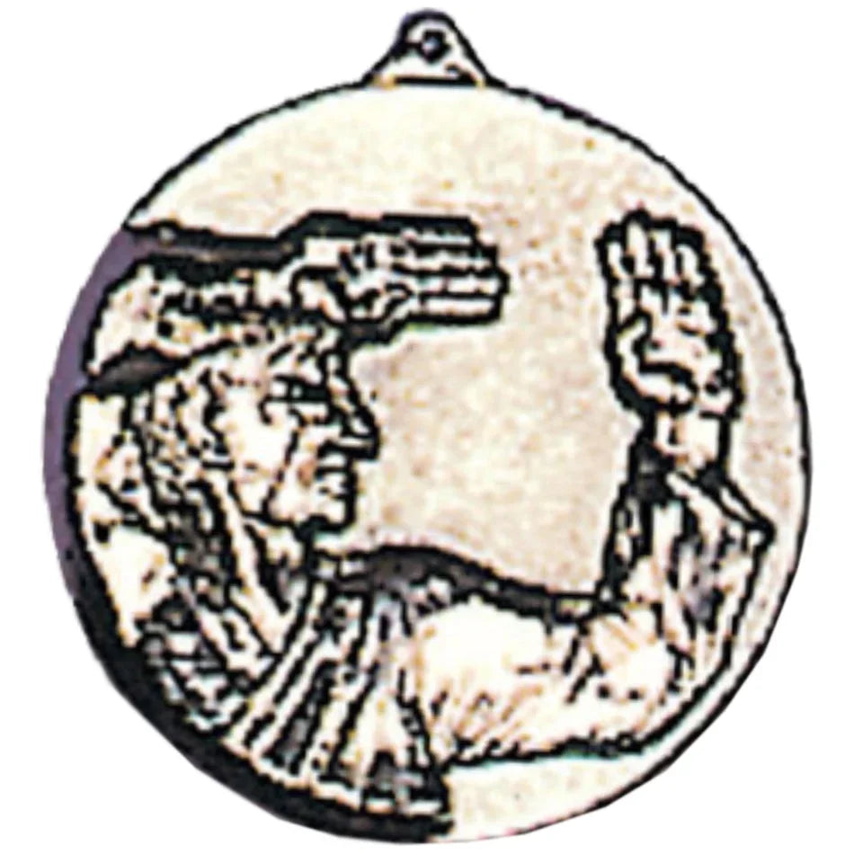 MAR-338B | Silver Karate Olympic Sized Medal - Small Accessories
