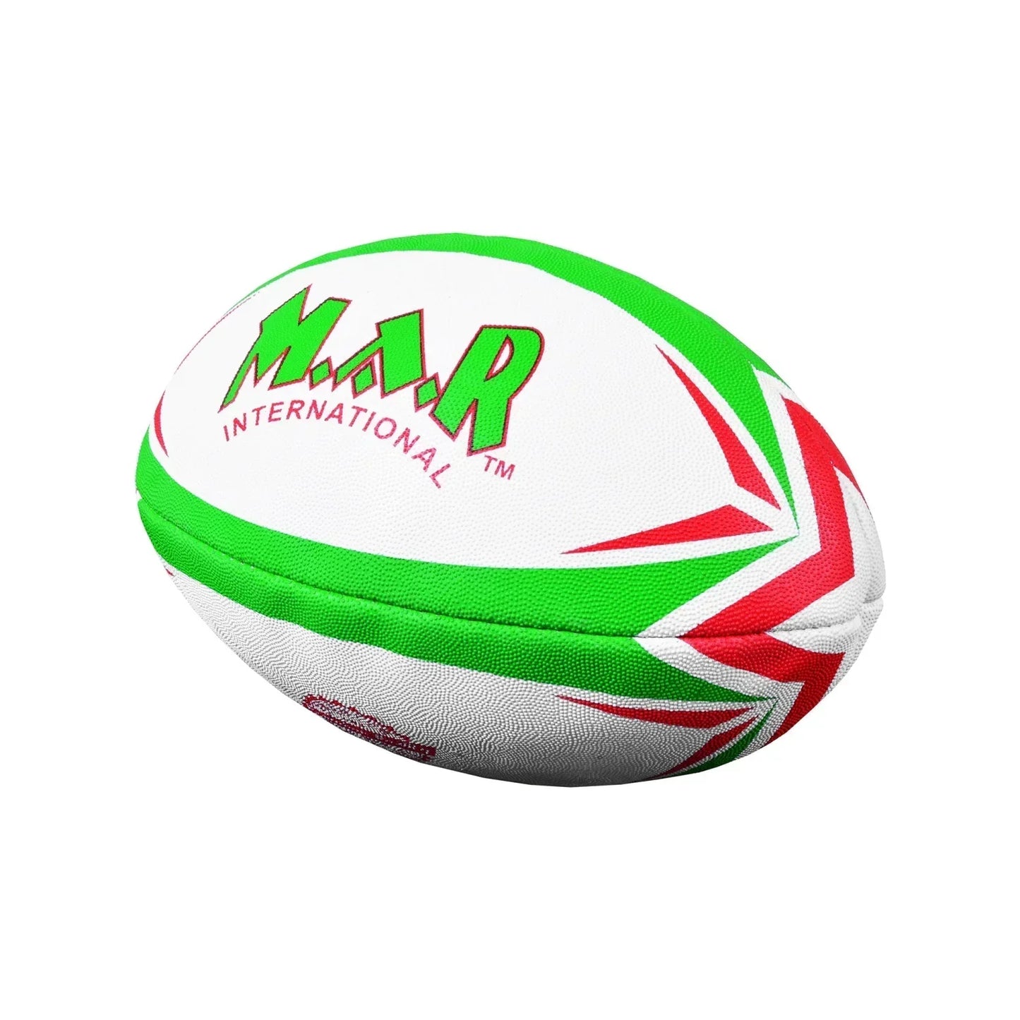 MAR-436E | Green & Red Rugby Training Ball - Size 3 - Small Accessories