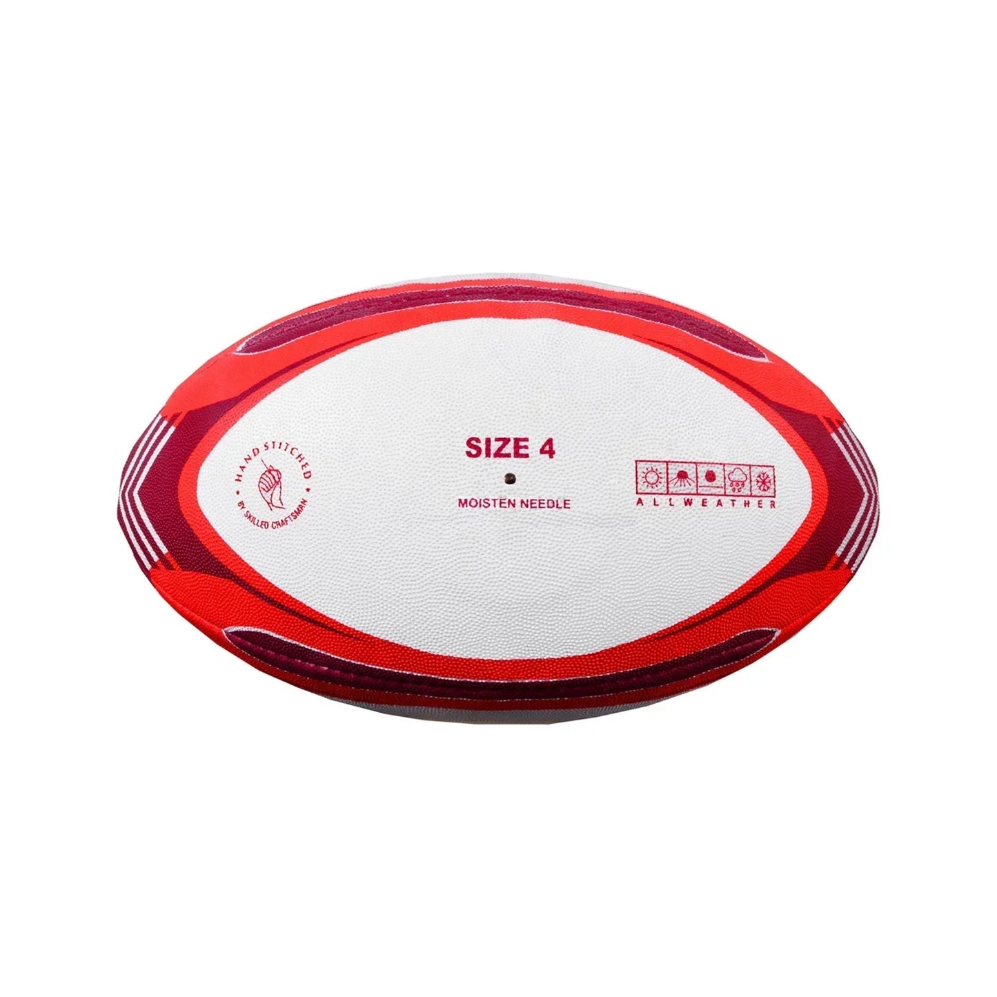 MAR-436G | Red Rugby Training Ball - Size 4 - Small Accessories