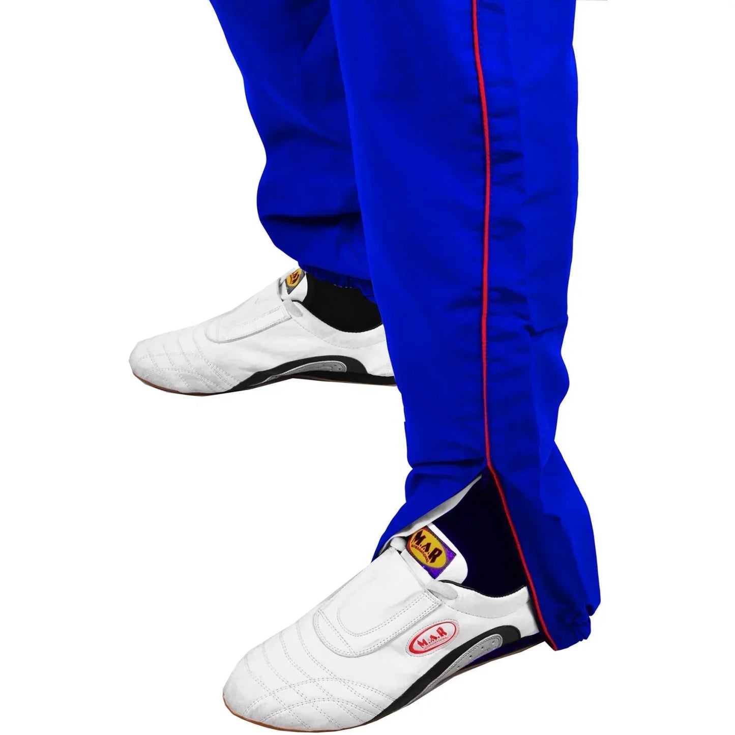 MAR-443 | Blue Black & Red Judo Vintage Styled Tracksuit - Uniforms