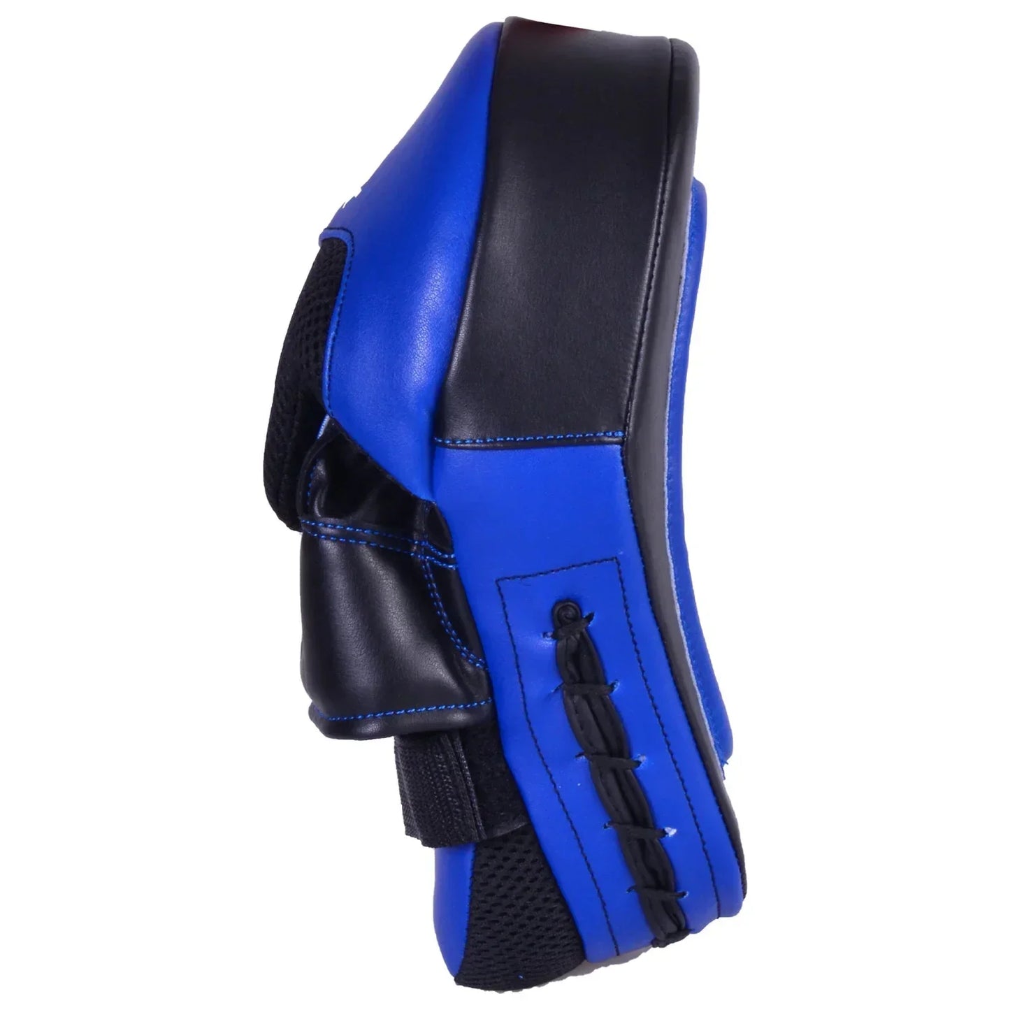 MAR-445B | Blue & Black Curved Focus Mitts - Focus Mitts
