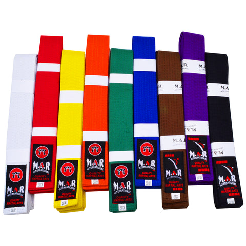 MAR-075 | Plain Coloured Martial Arts Grading Belts