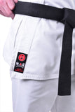 MAR-001B | Traditional White Karate Student Uniform Gi (8.5oz Fabric) + FREE BELT