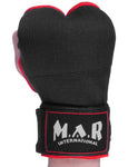 MAR-119A | Black Hand Wrap Mitts w/ Padded Knuckles
