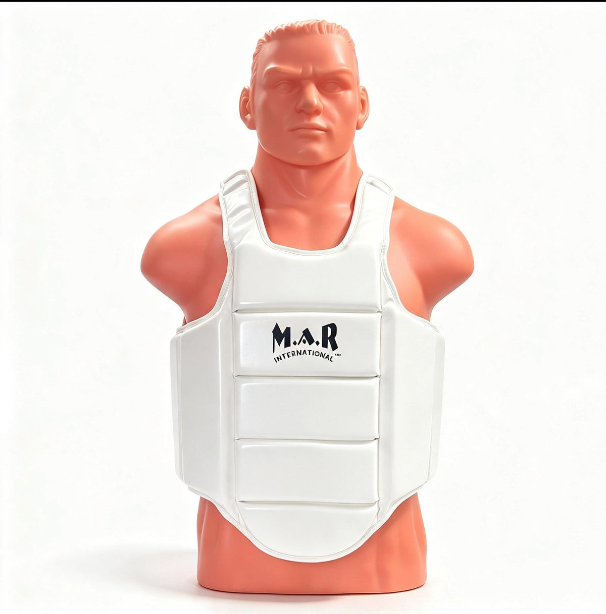 MAR-218AA | Karate Chest Guard Full White