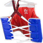 MAR-033 | Red & Blue Taekwondo Reversible Chest Guard - WTF Approved
