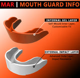 MAR-123B | Orange Gel Mouth Guard/Gum Shield