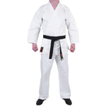 MAR-001A | Traditional White Karate Student Uniform Gi (7.5oz Fabric) + FREE BELT - Uniforms
