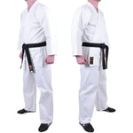 MAR-001A | Traditional White Karate Student Uniform Gi (7.5oz Fabric) + FREE BELT - Uniforms