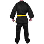MAR-002 | Black V-Neck Karate Uniform Gi (8oz Fabric) - Uniforms
