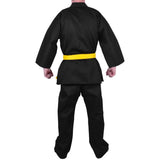 MAR-002 | Black V-Neck Karate Uniform Gi (8oz Fabric) - Uniforms
