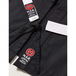 MAR-012 | Black & Red Designer Karate Uniform (8oz Fabric) + FREE BELT - Uniforms