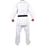 MAR-013B | White Karate Competition Uniform - European Style (14oz Canvas Fabric) - Uniforms