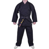 MAR-016 | Black Karate Heavyweight Competition Uniform (14oz Canvas Fabric) - Uniforms