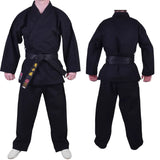 MAR-016 | Black Karate Heavyweight Competition Uniform (14oz Canvas Fabric) - Uniforms