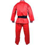 MAR-018 | Red Karate Tournament Heavyweight Uniform (14oz Canvas Fabric) - Uniforms