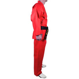 MAR-018 | Red Karate Tournament Heavyweight Uniform (14oz Canvas Fabric) - Uniforms