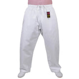 MAR-020A | 8oz White Traditional Karate Trousers - Trousers