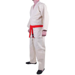 MAR-021 | Lightweight unbleached Judo Uniform For Beginner Students + FREE BELT - Uniforms