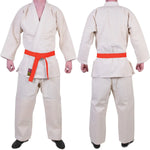 MAR-021 | Lightweight unbleached Judo Uniform For Beginner Students + FREE BELT - Uniforms