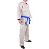 MAR-022 | Mediumweight Unbleached Judo Uniform For Intermediate Students + FREE BELT - Uniforms
