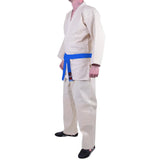 MAR-022 | Mediumweight Unbleached Judo Uniform For Intermediate Students + FREE BELT - Uniforms