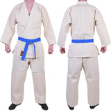 MAR-022 | Mediumweight Unbleached Judo Uniform For Intermediate Students + FREE BELT - Uniforms