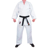 MAR-025 | Mediumweight White Judo/Jiu-Jitsu Uniform For Intermediate Students + FREE BELT - Uniforms