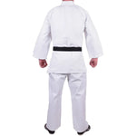 MAR-025 | Mediumweight White Judo/Jiu-Jitsu Uniform For Intermediate Students + FREE BELT - Uniforms