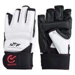 MAR-035A | WT Approved Black & White Taekwondo Gloves - Small Accessories